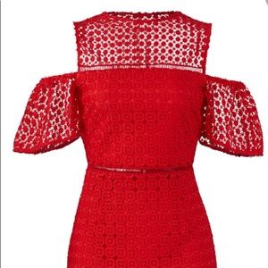 🔥SALE🔥 Slate & Willow Red Laced Holiday Dress